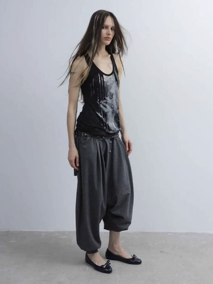 Retro Knitted Harem Leggings【s0000016573】