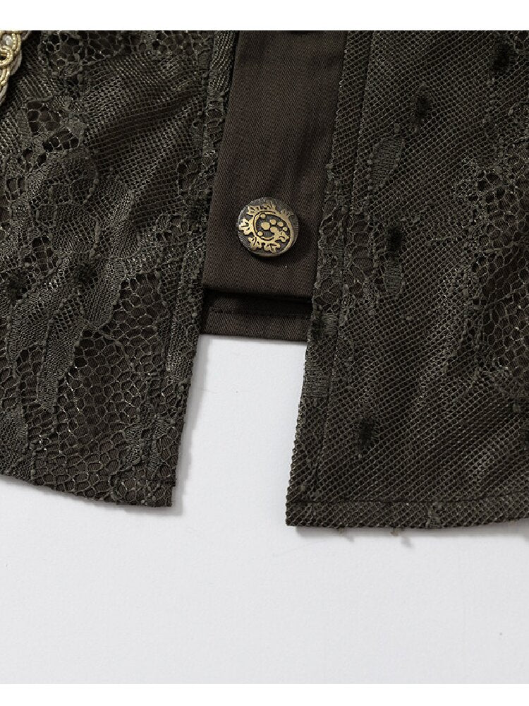 Medieval Heavy Work Lace Shirt【s0000017985】