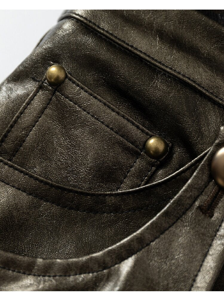 Lace Detachable Leather Shorts【s0000016210】