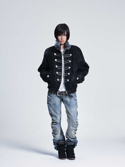 Washed Heavy Work Scimitar Jeans【s0000015559】