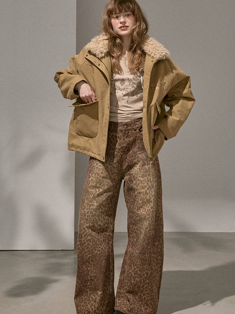 Straight-Leg Wide-Leg Jeans【s0000014389】