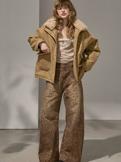 Straight-Leg Wide-Leg Jeans【s0000014389】