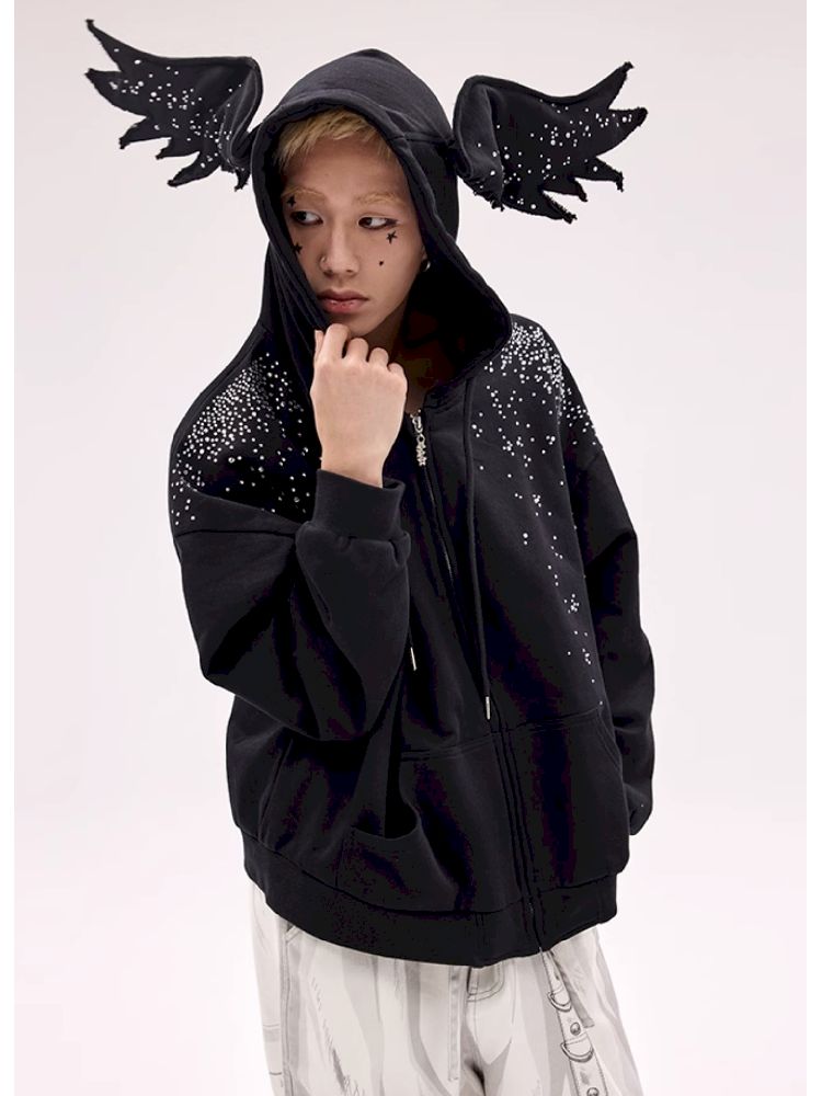 Black Angel Sweatshirt【s0000011792】