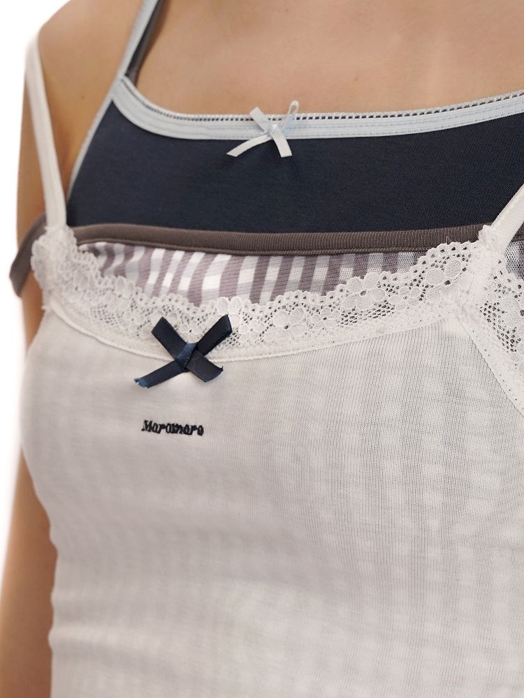 Floral yarn texture camisole【s0000012488】