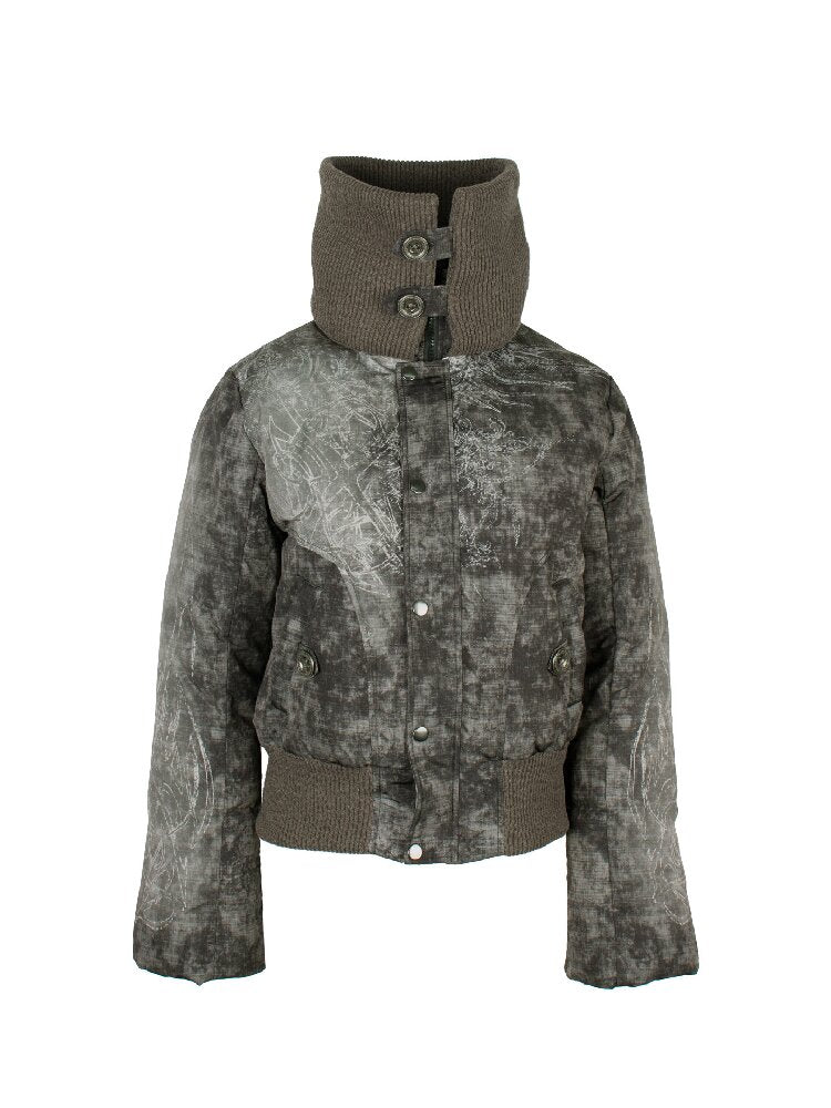 Mysterious Pattern Down Jacket【s0000018079】