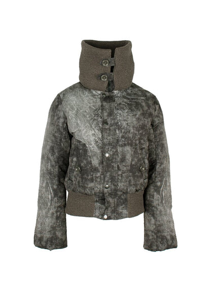 Mysterious Pattern Down Jacket【s0000018079】