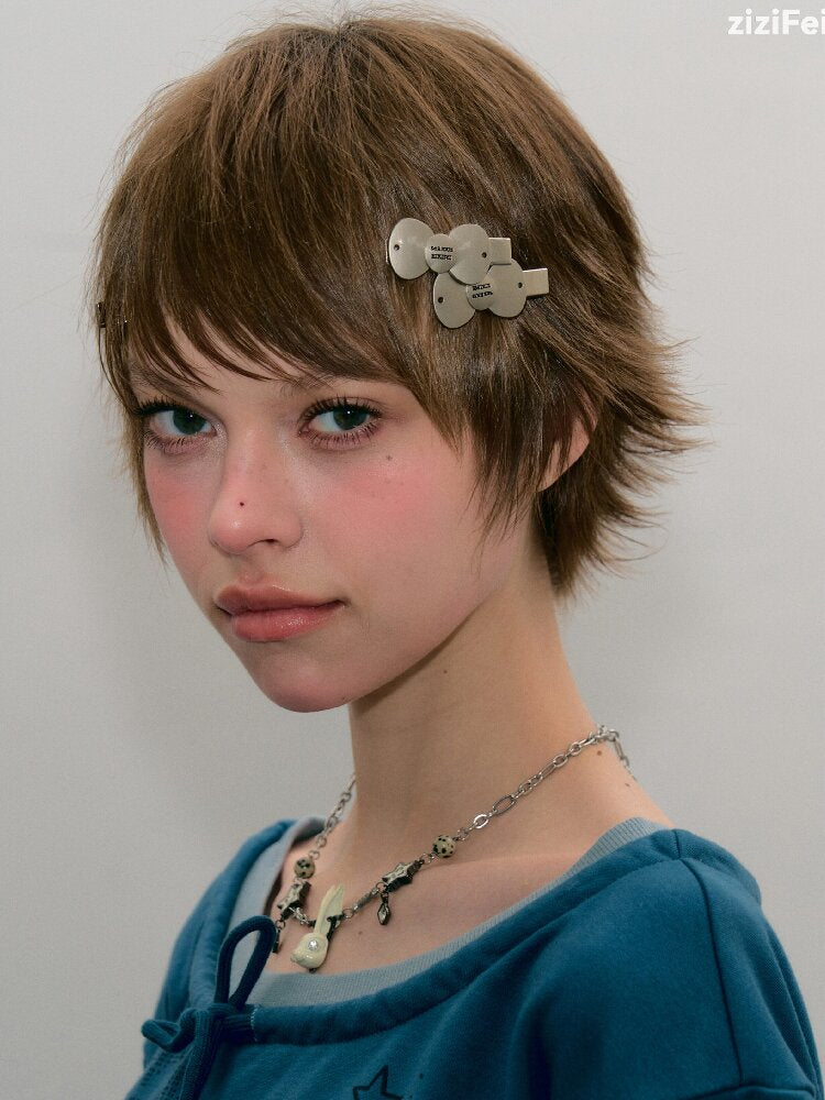 Vintage Bow Metal Hair Clip【s0000017887】