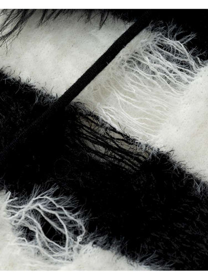 Long-Sleeve Striped Sweater【s0000014474】