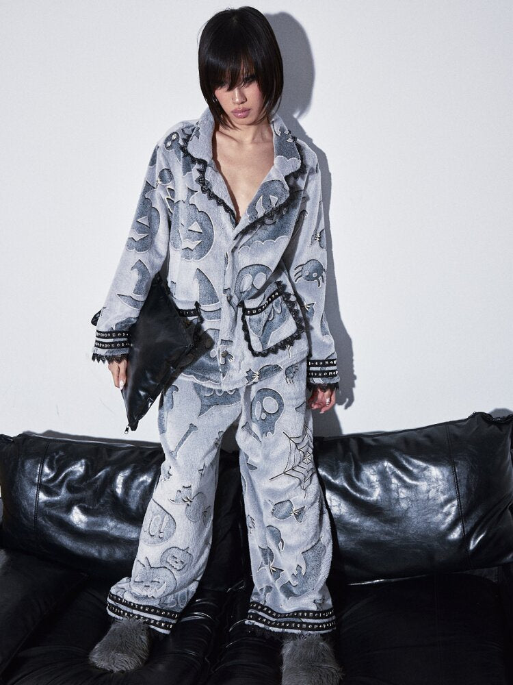 Soft Double Sided Fleece Pajamas【s0000015557】