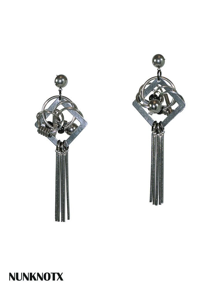 Hardcore Mechanical Punk Stud Earrings【s0000018874】