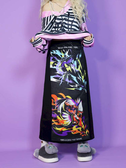 Pokemon Drawstring Sweat High Waist Skirt【s0000014868】