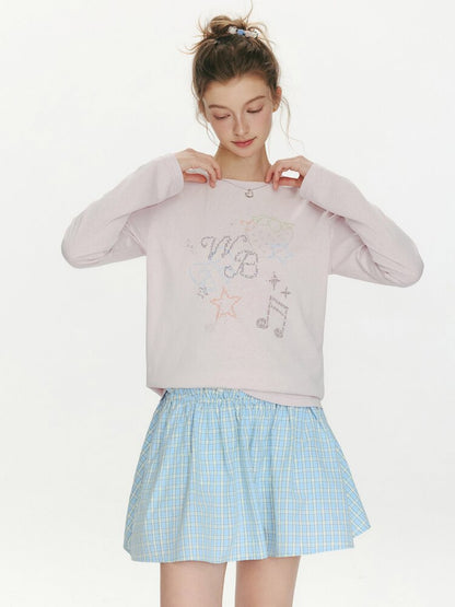 Berry Waltz Printed Thin T-Shirt【s0000015673】