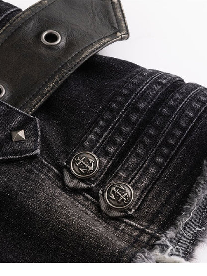 Detachable Pockets Denim Shorts【s0000017498】