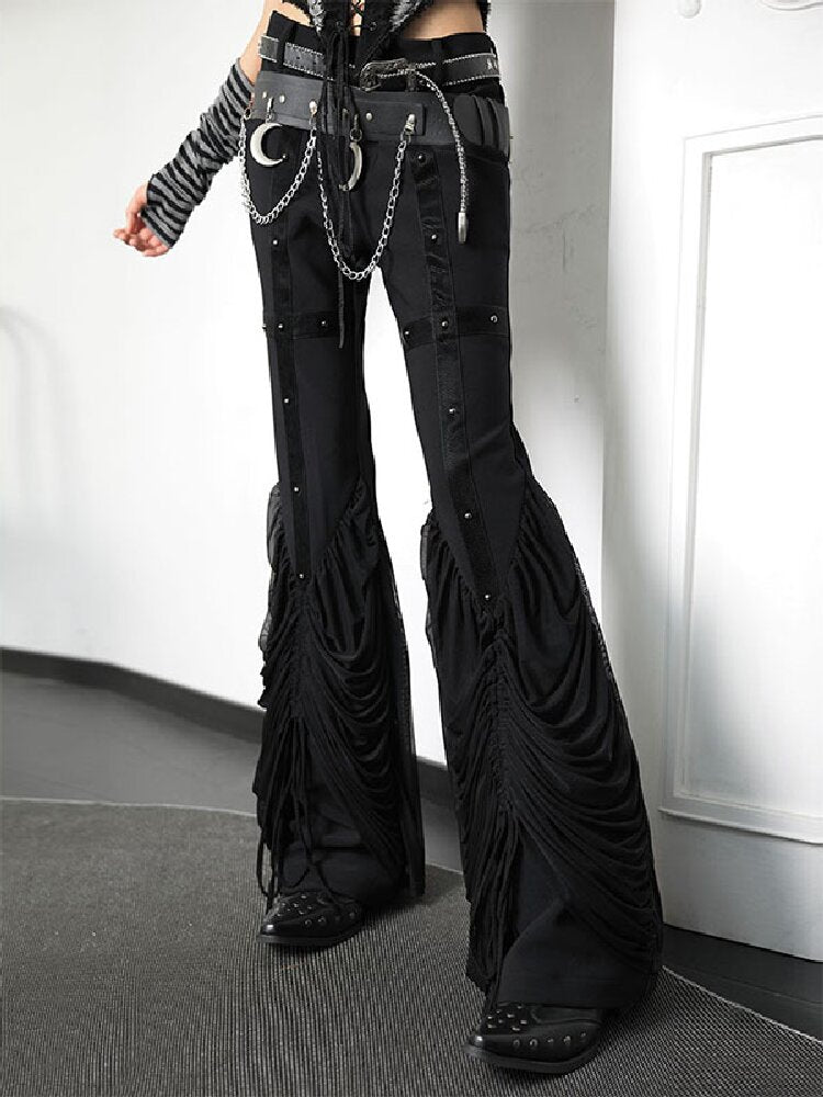 Street Punk Leather Studded Pants【s0000018178】
