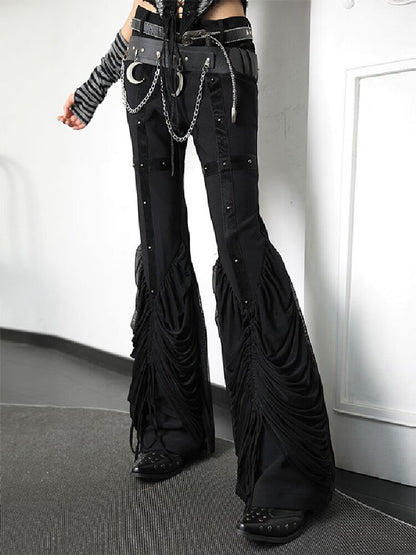 Street Punk Leather Studded Pants【s0000018178】