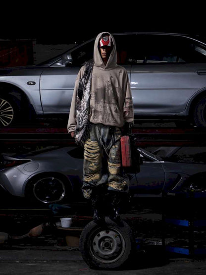 Wild Destruction Denim Wide Pants【s0000015179】