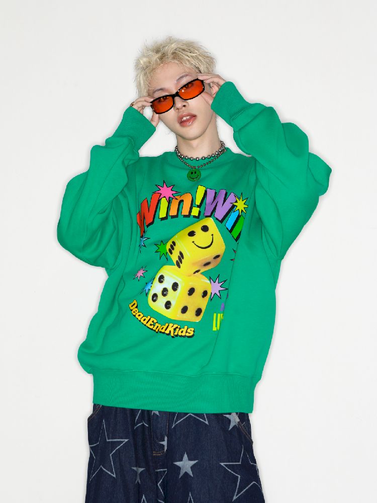 Smiley Dice American Tide Sweatshirt [S0000010264]