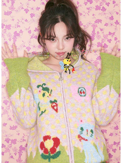 Handmade Beaded Bee Necklace Pendant【s0000015029】