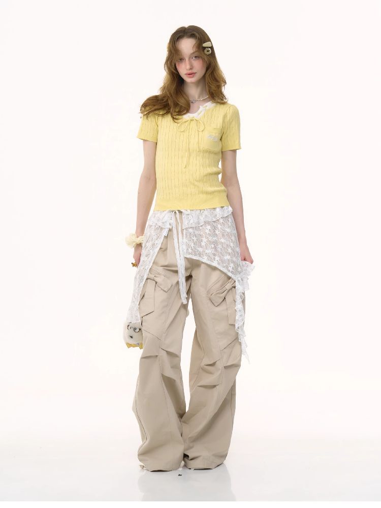 Straight Wide-leg Casual Pants【s0000012240】