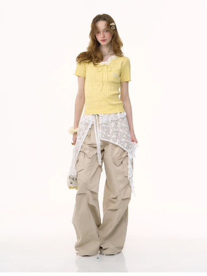 Straight Wide-leg Casual Pants【s0000012240】