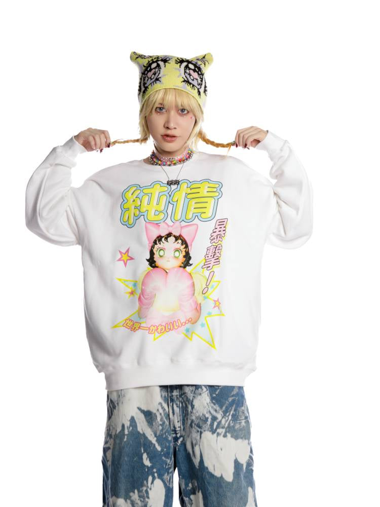 Loose Long Sleeve Sweatshirt【s0000014377】 – SCULTURE（エス