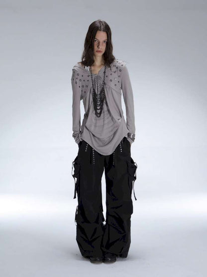 Vintage Street Functional Cargo Pants【s0000014714】