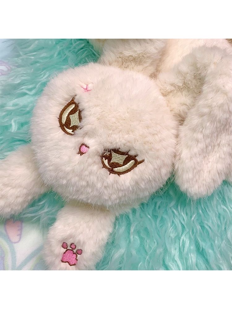 Warm Plush White Rabbit Doll Scarf【s0000005712】