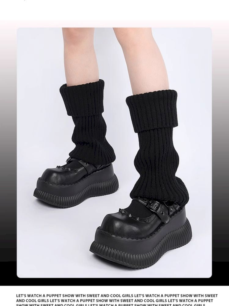 Mary Jane height increase small leather shoes【s0000013357】