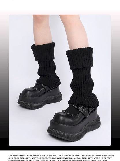 Mary Jane height increase small leather shoes【s0000013357】