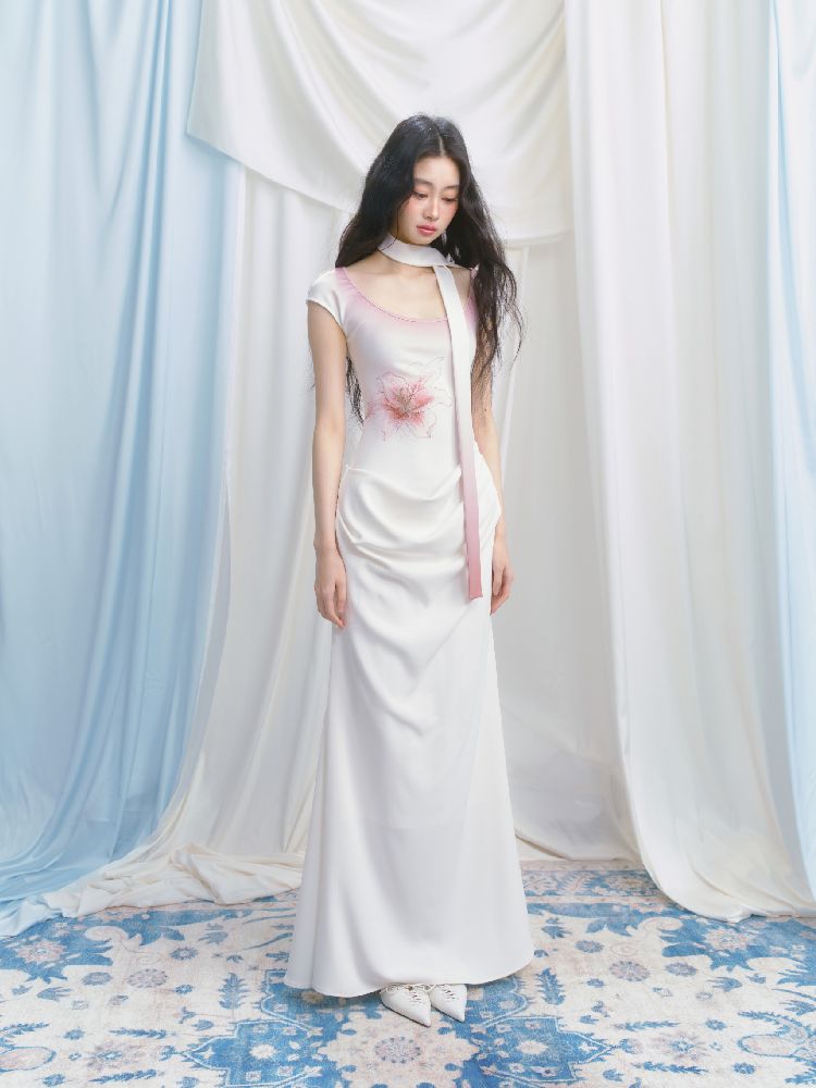 Atmosphere Printed Skinny Dress【s0000012146】
