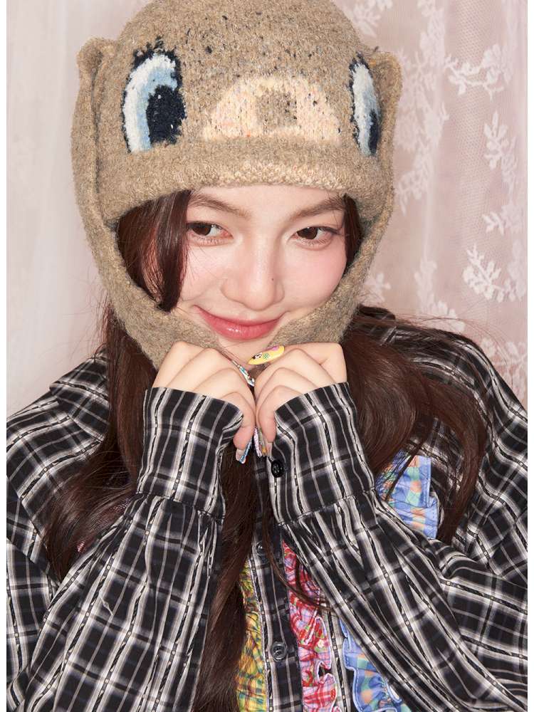 Caramel Brown Long Ears Plush Rabbit Hat【s0000014825】