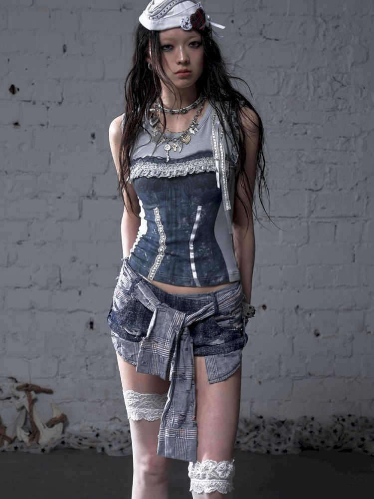 Slim-Fit Low-Waist Hot Girl Hot Pants【s0000012777】