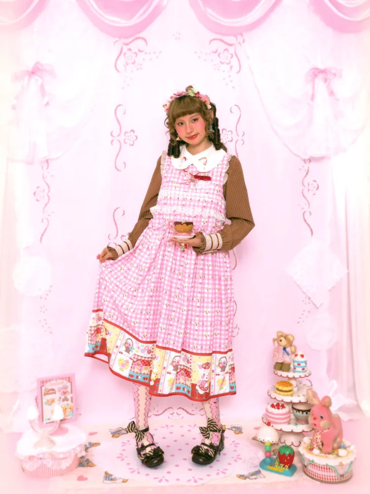 Bunny Sweet Lace Loose Tank Dress【s0000014163】