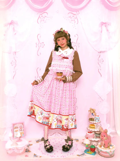 Bunny Sweet Lace Loose Tank Dress【s0000014163】