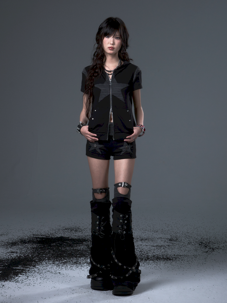 Knit Low Waist Casual Shorts【s0000012445】