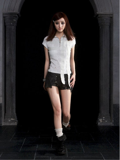 Bat Two Wear Knit Denim Shorts【s0000012306】