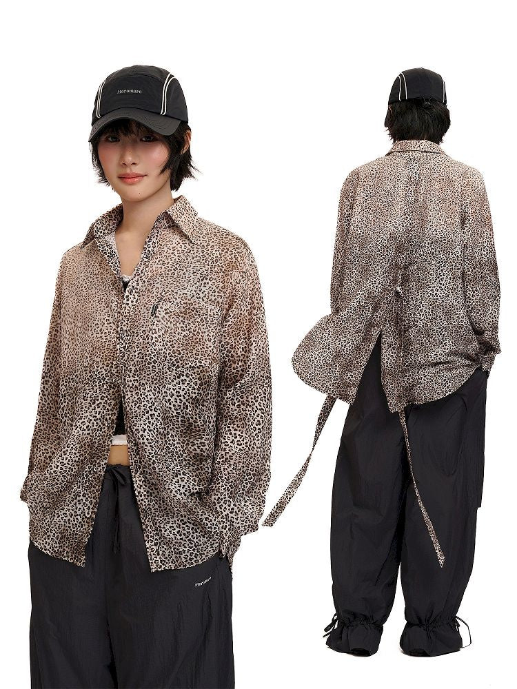 Horsebit Tie Loose Long Sleeve Shirt【s0000012510】