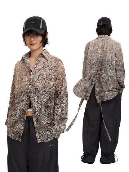 Horsebit Tie Loose Long Sleeve Shirt【s0000012510】