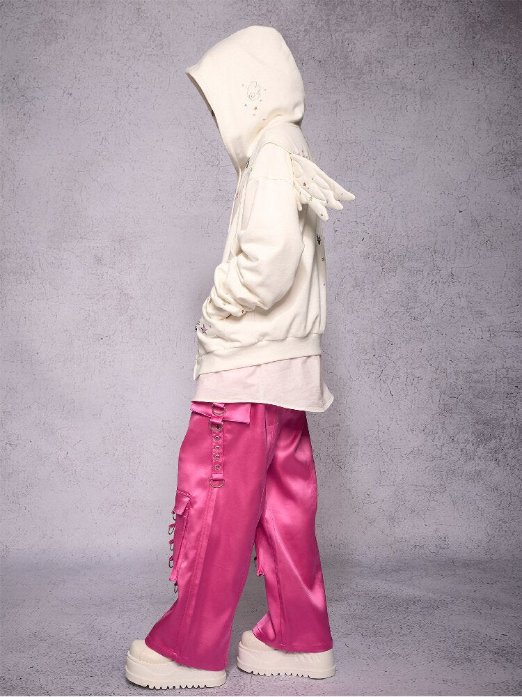 Faux Two Piece Angel Sweatshirt【s0000019147】