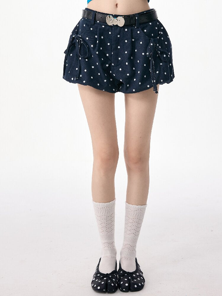 Ink Dots Cloud Bud Short Skirt Pants【s0000017252】