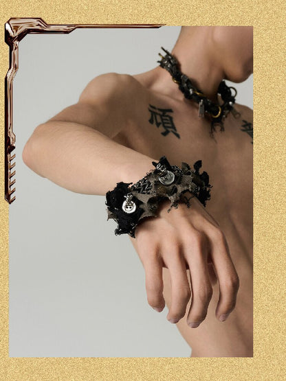 Handmade Neutral Heavywork Bracelet【s0000018851】