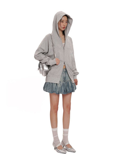 Loose Hooded Sweatshirt【s0000012492】