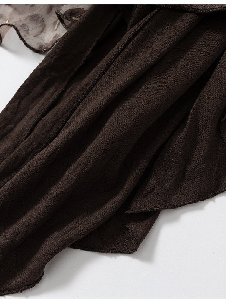 Vintage Leopard Patchwork Camisole【s0000017857】