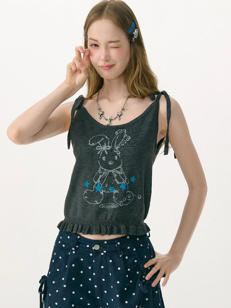 Summer Playful Rabbit Camisole【s0000017161】