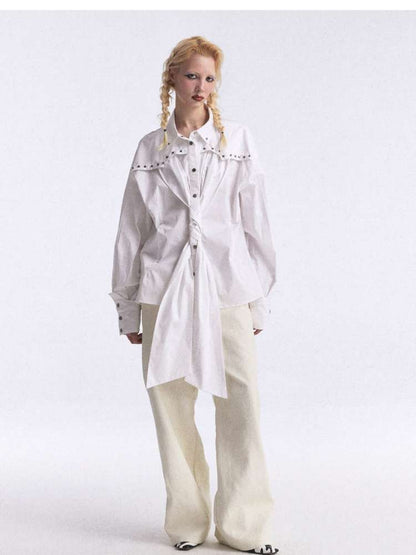Playful Strap Rivet Cargo Shirt【s0000015388】