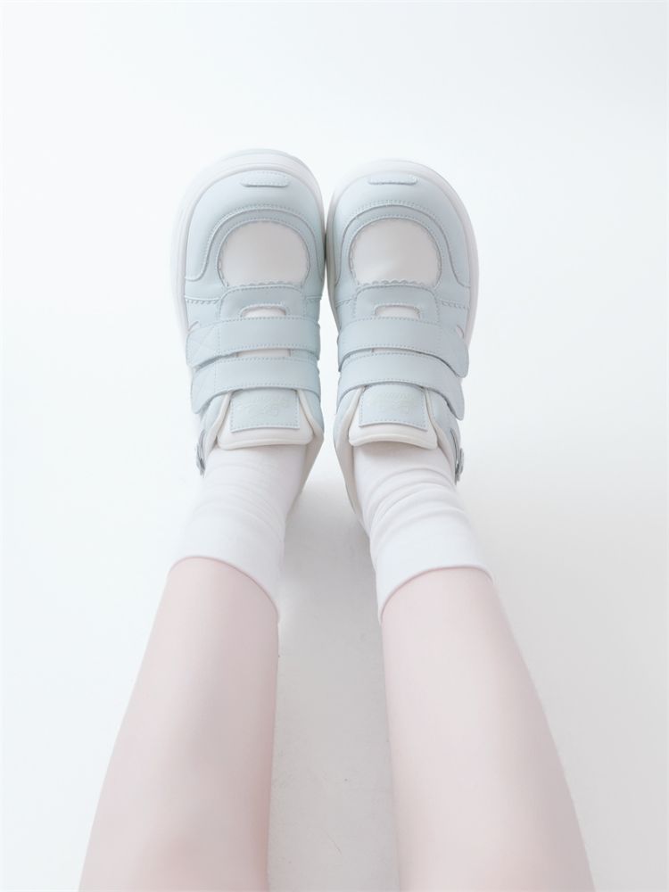 Lace-up thick-soled sneakers【s0000012963】