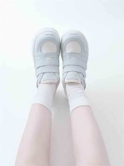 Lace-up thick-soled sneakers【s0000012963】