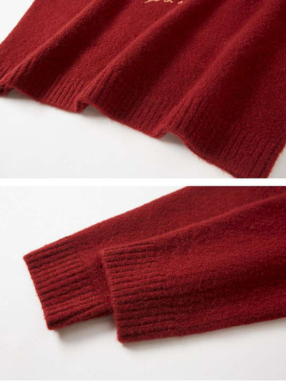 Soft Glutinous Round Neck Sweater【s0000015215】