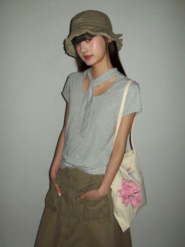 Face-slimming design and a fisherman's hat【s0000012571】