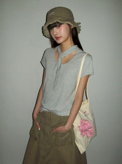Face-slimming design and a fisherman's hat【s0000012571】